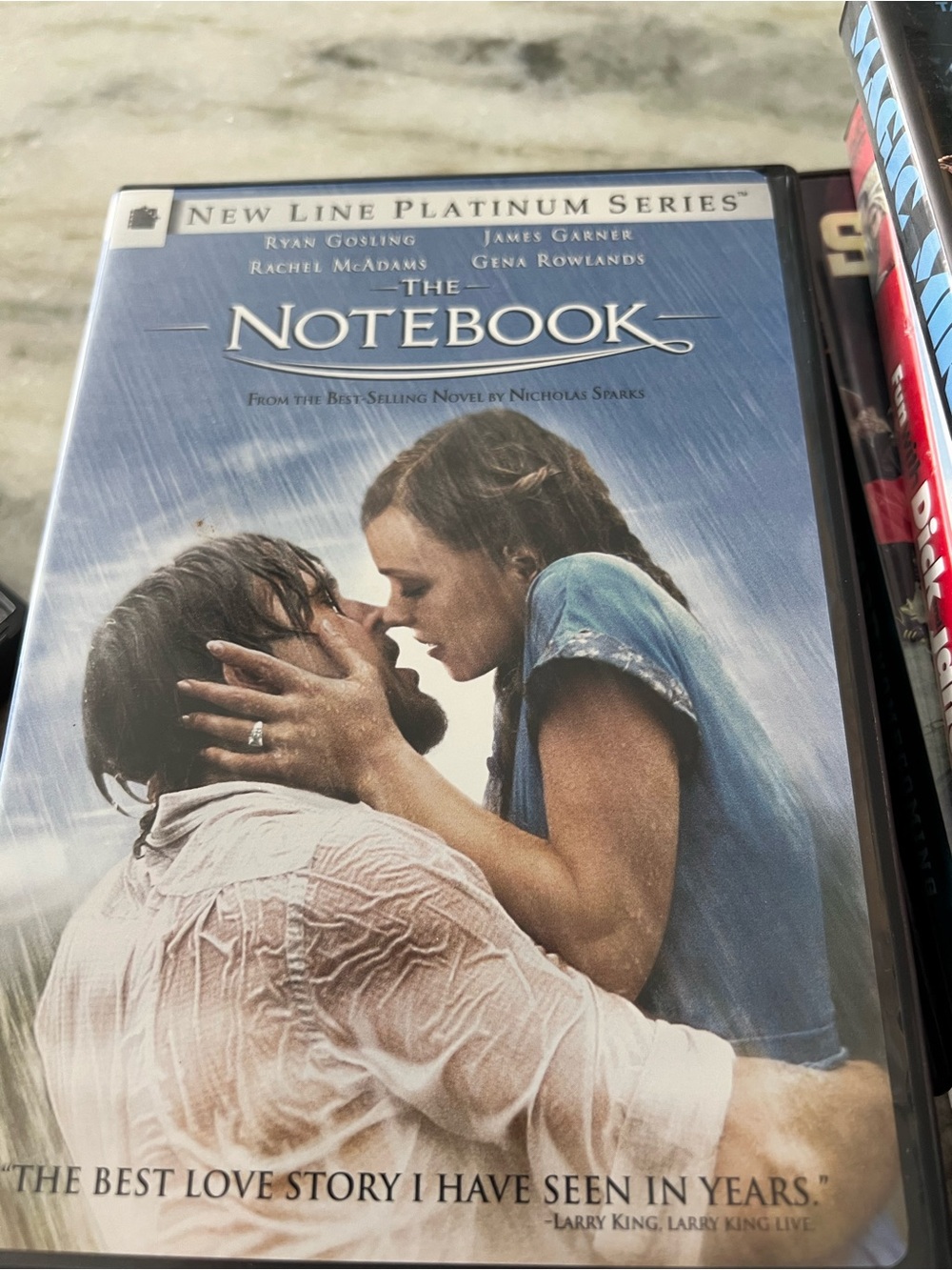 The Notebook DVD - New Line Platinum Series - Blue Cover